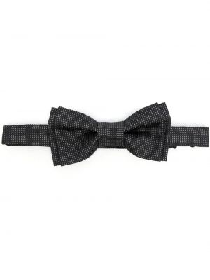 Bodkovaná kravata s mašľou s potlačou Paul Smith čierna