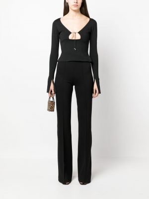 Rovné kalhoty Atu Body Couture černé