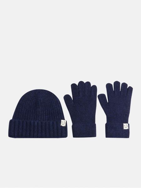 Комплект шляпа и перчатки Ted Baker, темно-синий