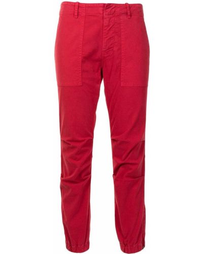 Pantalones de cintura baja Nili Lotan rojo