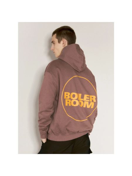 Sudadera con capucha Boiler Room marrón