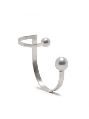 Fülbevaló gyöngyökkel Hsu Jewellery ezüstszínű