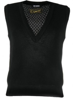 Mesh vest Raf Simons svart