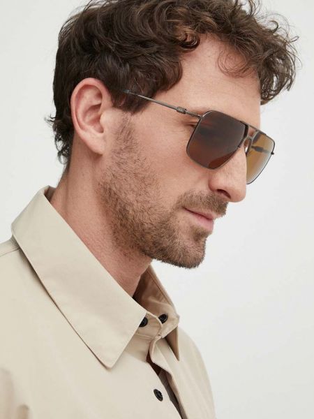 Okulary przeciwsłoneczne Armani Exchange srebrne