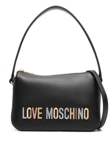 Usnjena torbica za čez ramo Love Moschino
