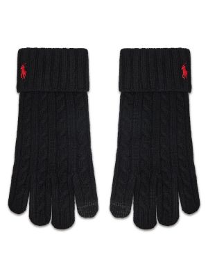Rękawiczki Polo Ralph Lauren czarne