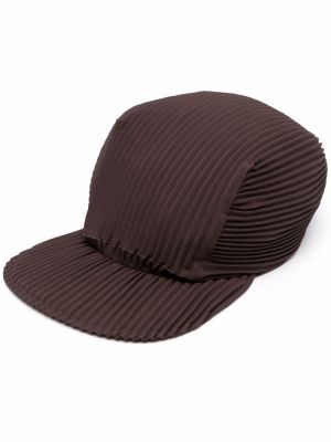 Plissert cap Homme Plissé Issey Miyake brun