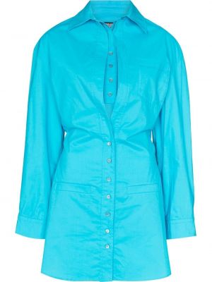 Robe chemise Jacquemus bleu
