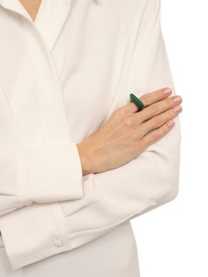Кольцо Marni зеленое