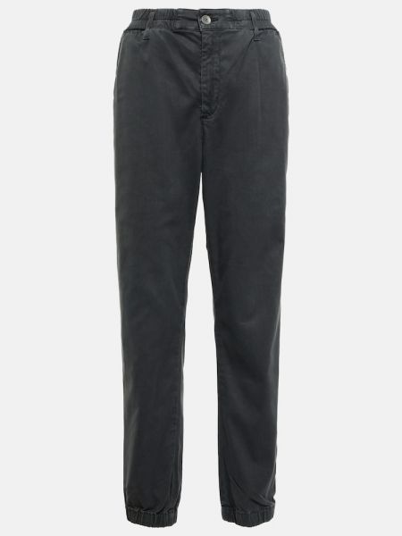 Pantalon en coton Ag Jeans noir