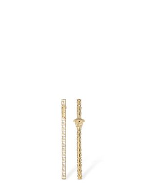 Асиметрична обеци Versace златисто