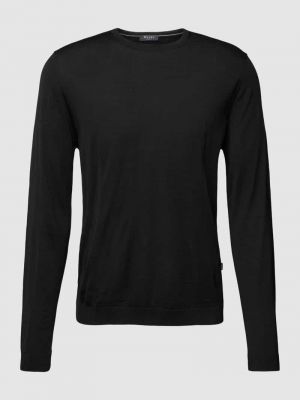 Sweter w jednolitym kolorze Maerz Muenchen czarny