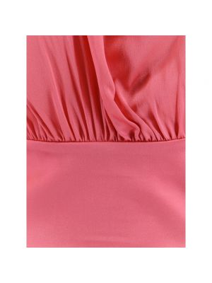 Mini vestido con escote v Semicouture rosa