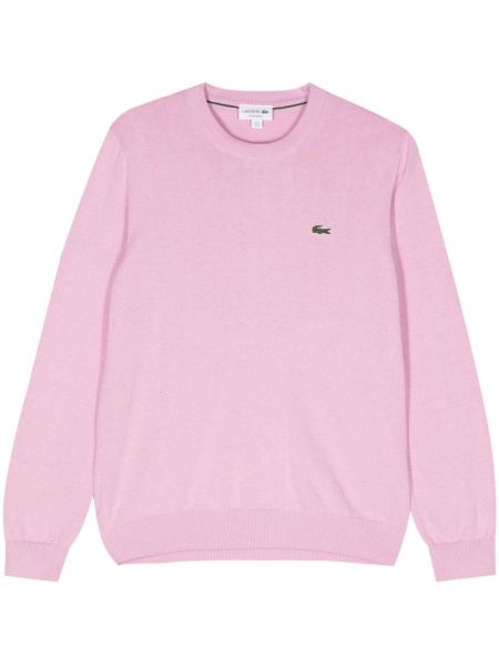 Пуловер Lacoste розово