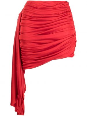 Asymetrická sukňa Andreādamo červená