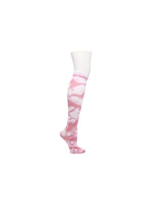 Носки с принтом с эффектом тай-дай Dr. Motion розовые