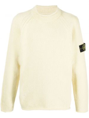 Lang genser Stone Island gul