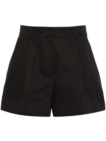 Shorts mit plisseefalten Pt Torino schwarz