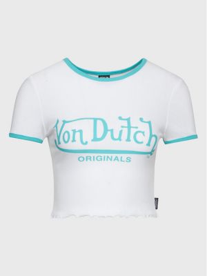 T-shirt Von Dutch blanc