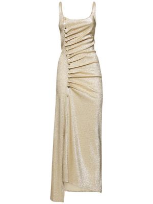 Μίντι φόρεμα Paco Rabanne χρυσό
