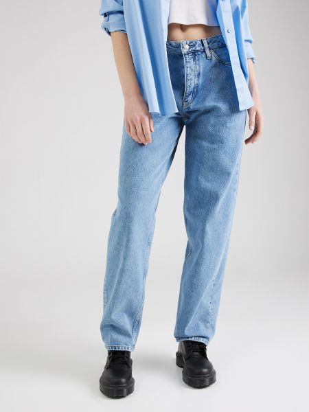 Boyfriend džínsy Calvin Klein Jeans modrá