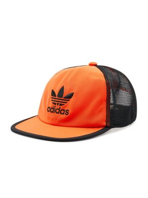 Шапка с козирки Adidas оранжево