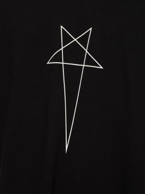 Βαμβακερή μπλούζα Rick Owens Drkshdw μαύρο