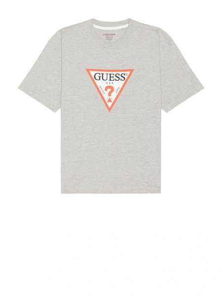 Kot gömlek Guess Jeans gri