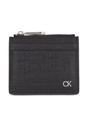 Peněženka na zip Calvin Klein černá