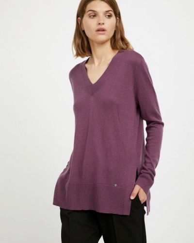 Пуловер расклешенный Finn Flare, фиолетовый