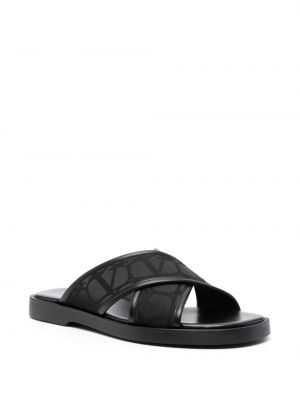 Žakarda sandales Valentino Garavani melns