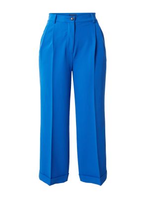 Pantaloni plissettati Sisley azzurro