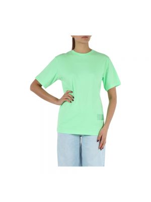 Camiseta de algodón Replay verde