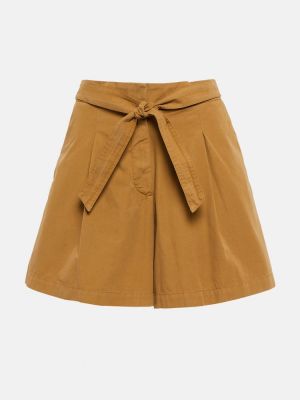 Pantalones cortos de algodón a rayas A.p.c. marrón