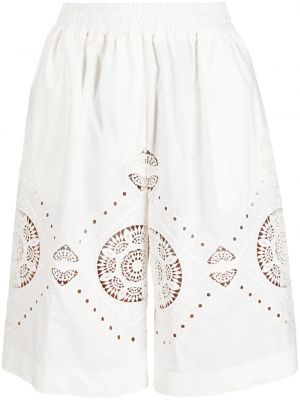 Pantaloncini ricamati La Doublej bianco