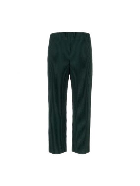 Pantalones rectos Issey Miyake verde