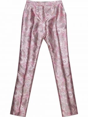 Jacquard floral bukse Christopher Kane rosa