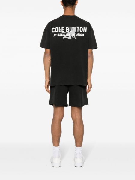 Kokvilnas t-krekls ar apdruku Cole Buxton melns