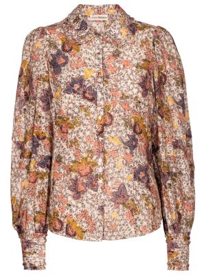 Bluză din bumbac cu model floral Ulla Johnson