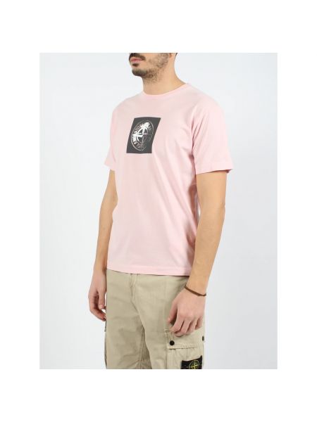 Camisa Stone Island rosa