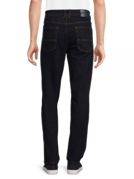 Однотонные прямые джинсы с высокой талией Ben Sherman черные