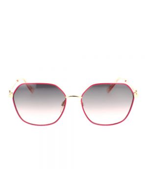 Okulary przeciwsłoneczne w serca Love Moschino różowe