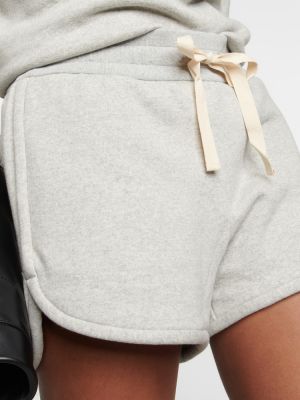 Shorts en coton Jil Sander gris