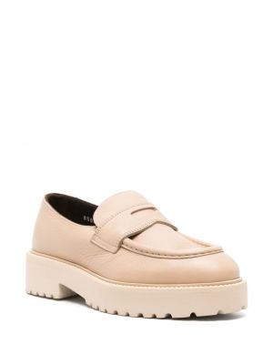 Nahast loafer-kingad Doucal's pruun