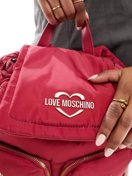 Рюкзак Love Moschino бордовый