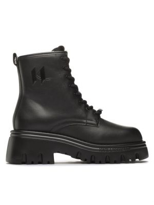 Členkové topánky Karl Lagerfeld čierna