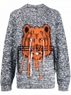 Пуловер с тигров принт Kenzo