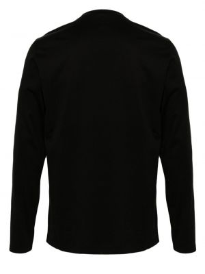 Kokvilnas t-krekls džersija Transit melns