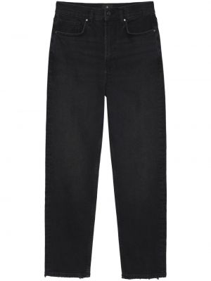 Černé slim fit skinny džíny s vysokým pasem Anine Bing