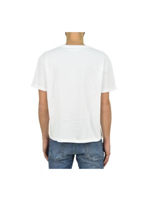 Camiseta de algodón con estampado Stella Mccartney blanco